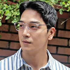 뿔테안경코받침