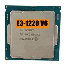 Xeon E31220V6 CPU 쿼드 코어 E3 1220 V6 프로세서 300GHz 8M 72W LGA1151 E31220 V6