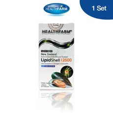 헬스팜 뉴질랜드 프리미엄 초록입 홍합 리피드쉘 12500 60캡슐 Green Mussel Lipid Shell 12500 60c, 1개, 60정 - 12500