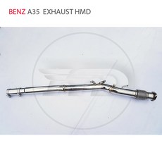 HMD 자동차 배기 파이프 벤츠 A35 전면 파이프 촉매 컨버터 헤더 캣리스 다운파이프, Benz A35 Front Pipe, 1개
