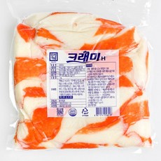 식재료 크래미 H 1kg 샐러드용 게맛살 게살 대용량 가정 식당 게살 크래미 요리용게맛살 집게맛살 h1002-7125, 본상품선택