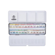 쉬민케 호라담 고체 수채화물감 1/2pan 24색, 단일상품