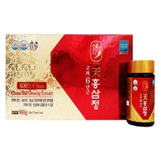 한삼수 6년근고려 천홍삼정 960g 면역력 홍상 선물세트 부모님건강식품, 240g, 4개
