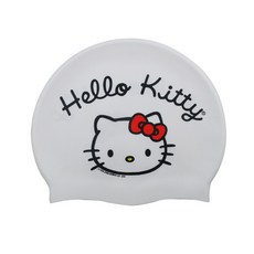 아레나 키티 수영 모자 (판매자 글로벌지니픽 확인 하고 주문하세요), 1.화이트 큰얼굴키티