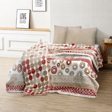 루마인홈뱀부와플담요