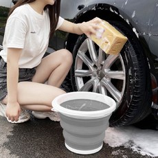 일상속의미 접이식 세차버킷 10L