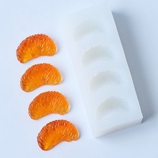 수제몰드 - 귤 오렌지 (4구) 과일몰드