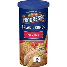 Progresso Quality Foods Parmesan Breadcrumbs 15 oz. 프로그레소 퀄리티 푸드 파마산 빵가루 15온스, 425g, 1개