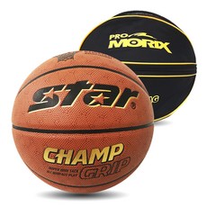 STAR 스타 농구공 챔프 그립 CHAMP GRIP BB4657, 챔프 그립+프로모릭스 공가방