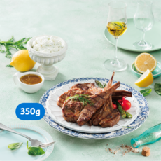 양고기 양념육 숄더랙 350g 캠핑 홈파티 집들이 지중해식 미로디아 양갈비 [원산지:호주], 1개