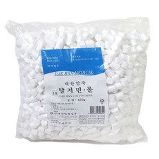 대한 코튼볼 필터형 450g (택1) 압축 롤 탈지면, 5호(대) 3cm, 5호(대) 3cm, 1개