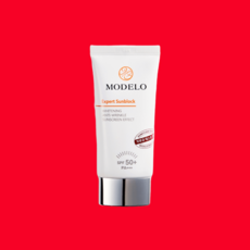 모델로 엑스퍼트 선블록 자연스러운 코랄 톤업 선크림 혼합자차 50ml SPF50