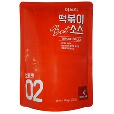 미쓰리 떡볶이소스 02 보통맛, 780g, 1개