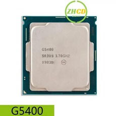 인텔 펜티엄 듀얼 코어 4 스레드 CPU 프로세서 G5400 3.7GHz 4M 54W LGA 1151, 01 G5400 - g5400