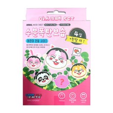 비앤씨 캔디걸 코스메틱 케릭터 마스크팩 세트4 31593, 1개, 단일상품