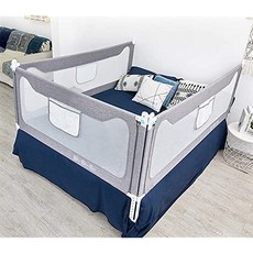 유아용 침대 난간 확장 된 고정 안전 시스템 Y- 벨트 포함 (1면 78Lx27H), 본상품