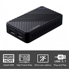 AVerMedia Live Gamer ULTRA 4Kp60 HDR PassThrough USB 3.1 게임 캡처 카드 extrem nied, 단일상품, 단일상품