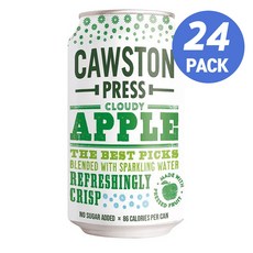 코우스톤프레스 스파클링 클라우디애플 주스 330ml 24캔 Cawston Press Sparkling Cloudy Apple