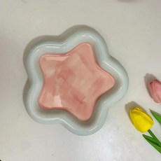 고양이 그릇 세라믹 캔 플레이트 접시 먹이 밥 마시는 식품 애완, B.S, 1개