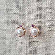 가넷드롭귀걸이