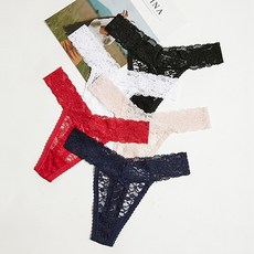 섹시속옷 레이스 티팬티 부드러운 착용감 3+1