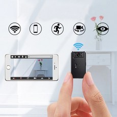 Erilles 4K 미니카메라 WiFi 핫스팟 모션캡쳐 나이트비전 1200mAh 내장배터리 히든카메라, 카메라 단품
