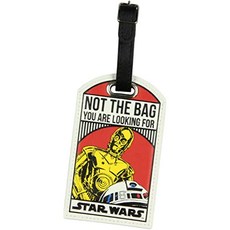 EOM Star Wars 당신이 찾고있는 가방이 아닙니다. Droids C-3PO R2-D2 Luggage Travel Tag - E020600ONS0CGM8