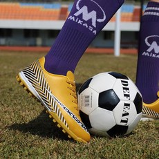 TF 어린이 게임 훈련 신발 초등학교 전문 축구화 모하메드 살라 청소년 미끄럼 방지 잔디 스니커즈