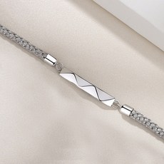 남자실버볼팔찌