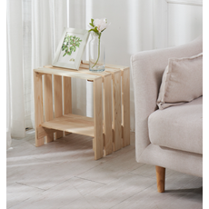 [세일센스] 편백나무 피톤치드 협탁 편백나무 원목협탁 수납장 미니 국내산, 1개