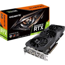 그래픽카드 수리 게이밍 기가바이트 지포스 RTX 2080 OC 8GB 그래픽 카드 GV N2080 8GC 갱신, 1개