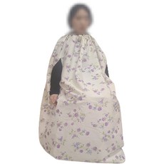 지퍼형 일반형 꽃무늬 좌훈치마 목줄임기능 좌훈복, 단품