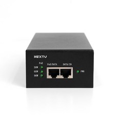 NEXT-POE5808J-95W/POE 기가비트 인젝터(95W)/액티브 타입/데이터+전원/최대 100m까지 거리연장/CCTV AP VoIP Phone POE전원 공급
