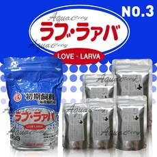 러브라바 3호 [택배비 2500원] 양어장종묘사료, 100g, 1개