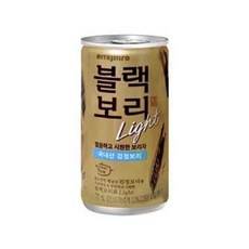 하이트진로 진로 블랙보리 라이트 30캔, 175ml, 30개