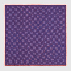 Gucci Polka dot and Double G pocket square 623200 4G001 4274