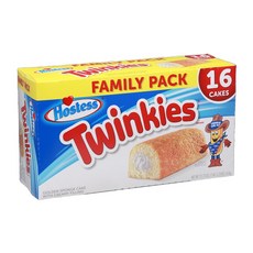 호스티스 트윙키 크리미 골든 스폰지 케이크 16개입 HOSTESS TWINKIES Creamy Golden Sponge Cake 16ct