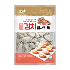 굿프랜즈 감자김치 잎새만두 1000g, 2개