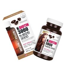 해피스토어70 미국직수입 어바틀 N 비오틴 350ml, 3개, 21g/1개, 60정