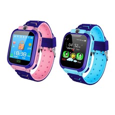 Q12 1.44 인치 방수 스마트 워치 음성 채팅 LBS 아이 시계 디지털 Smartwatch IOS 안드로이드 완구 어린이를위한 새해 선물|스마트 시계|, 1개, 단일, 단일