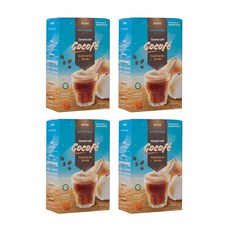 Rexsun Cocofe Coconut cafe 코코넛 밀크믹스커피, 16g, 10개입, 4개