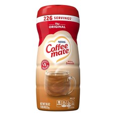Nestle Coffee mate Mate 오리지널 파우더 커피 크리머 473.2ml(16온스) (1팩), 1개