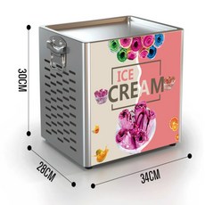 라이프에딧 철판 아이스크림기계 젤라또머신 아이스크림제조기 가정용, 단일상품