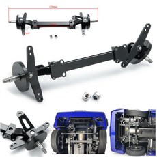 RC카 부품 Alloy Metal Front Steering Wheel Axle Part for Tamiya 1 14 RC Tractor Truck [S00128909], 1개, 01-상품선택-128909