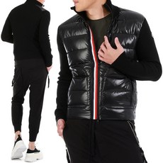 기타 몽클레어 20FW 9B51900 블랙 니트 믹스 패딩 집업 20FW9 B5 1900A..