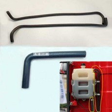 냉각수물통 탱크 부동액 교환 물통 교체 보충캡 1L, 얇은 호스 2개(클립 제공), 1개