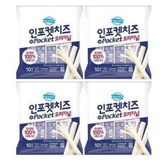 [동원 F&B] [동원] 덴마크 인포켓치즈 오리지널 20g x 40개, 200g, 4개