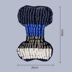 강아지 노즈워크 매트 분리불안 푸드클립 장난감 간식찾기 혼자놀기 밥 천천히 먹기 숨겨진 간식, R, 1개 - 강아지푸드클립