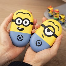 휴대용 미니언즈 손난로 보조배터리 4400mAh, 스튜어트
