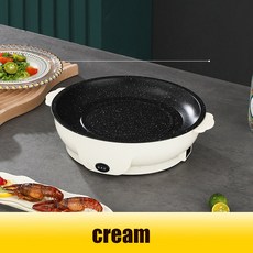 않는 베이킹 요리 프라이팬 그릴 주방 바베큐 쿠커 로스트 붙지 전기 도구 다기능 220V, WHITE, EU, 1개